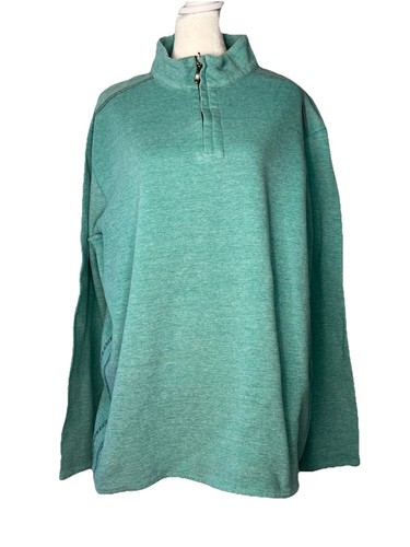The Black Dog 1/4 Zip Sweatshirt Sz XXL Martha’s Vineyard Sea Green READ - Picture 2 of 11