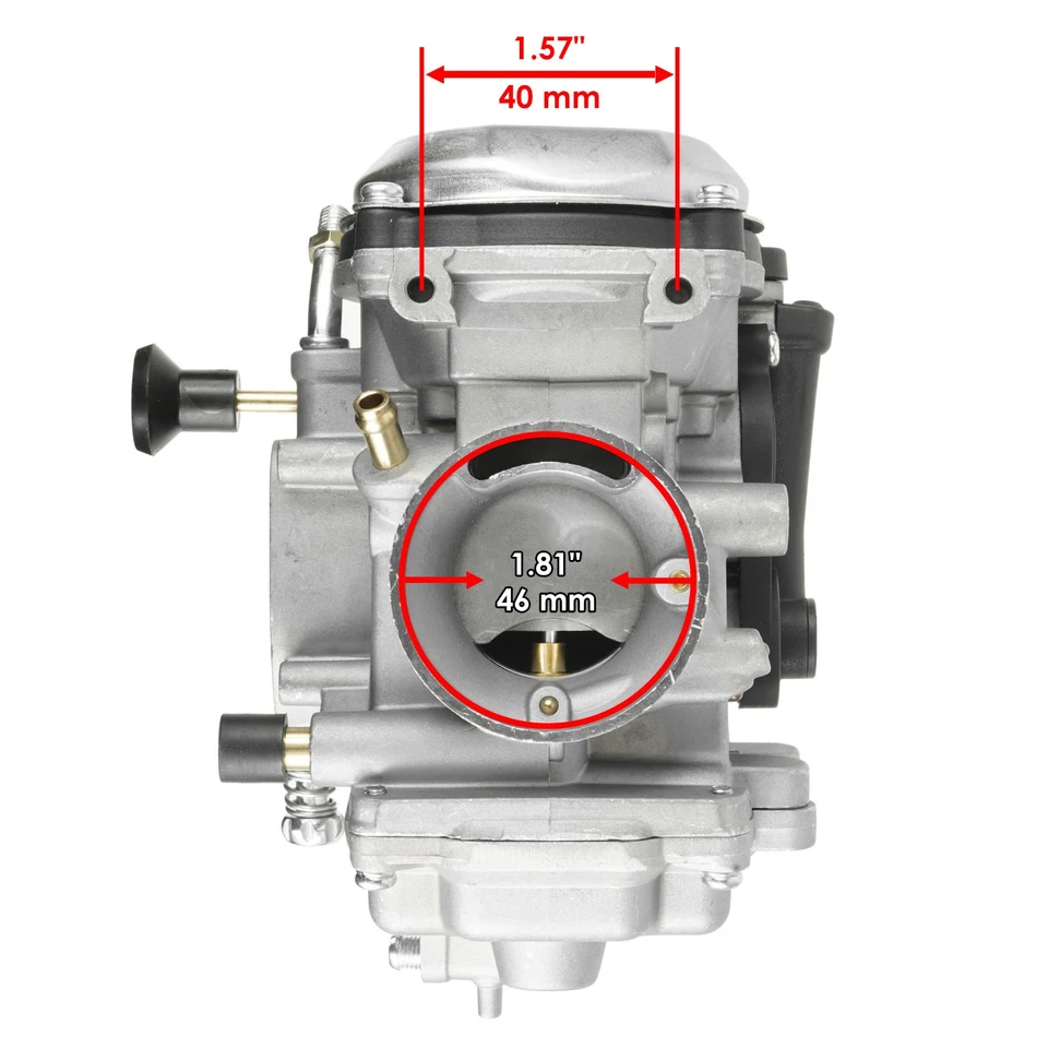Carburador carburador para Yamaha Wolverine 350 YFM350FX YFM350 Fx 4X4 1996-2005 Foto 3 de 4