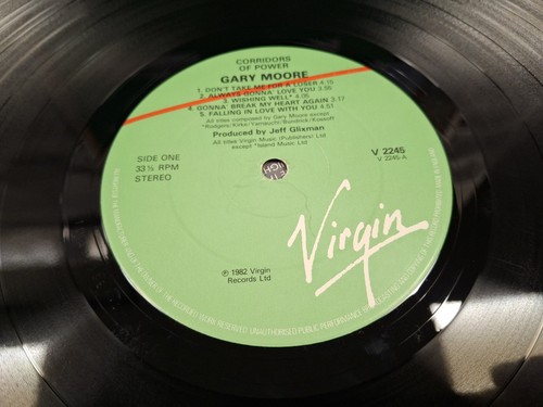 GARY MOORE Corridors Of Power Vinyl LP 10 Records V2245 UK A1/B1 - Imagen 13 de 17