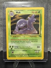 Pokémon TCG Muk 13/62 Holo Rare Fossil MP