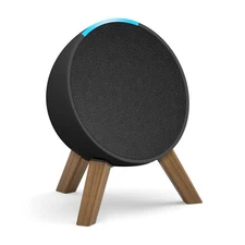 Wooden Desktop Speaker Stand for Echo Pop Stand Holder - Saving Space Wood Tr...