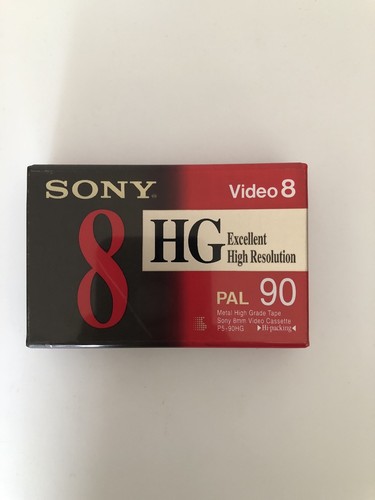 Neu OVP Sony 8HG 90PAL – High Grade Video8 Kassette  ST-K492 - Bild 1 von 2