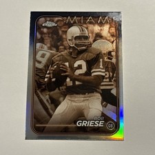 Bob Griese 2024 Topps Chrome Sepia Refractor Parallel #107 Miami Dolphins 
