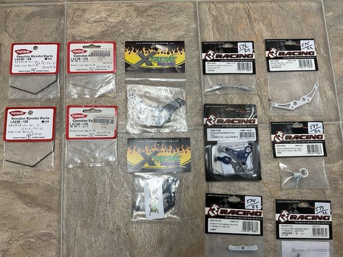 Kyosho DirtCross/Lazer ZX-5 Aluminum Hop Up Parts/Sway Bar/Carbon Shock Towers - Picture 8 of 11