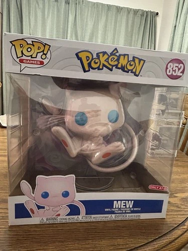 Funko Pop! Vinyl Jumbo 10 in: Pokémon - Mew (Jumbo) - Target (Exclusive) #852