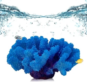 Artificial Coral Ornament, Underwater Sea Plants Decoration Aquarium Coral Decor - Picture 1 of 5