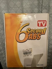 As Seen On TV 6 Second Abs Home Exercise Crunch Machine -NEW OPEN BOX + VHS