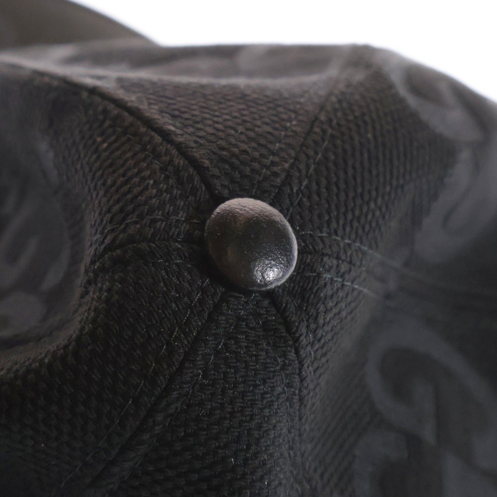 Gucci Jumbo GG Logo Cotton Baseball Cap Black L style 727562