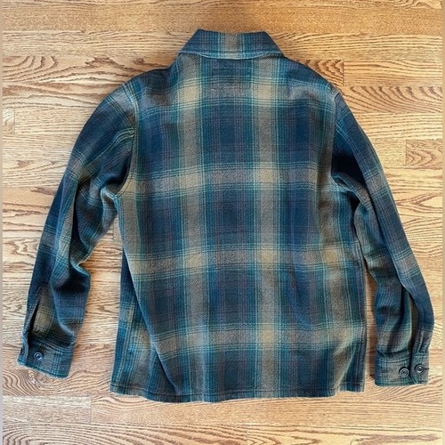 Abrigo Filson Deer Island Ranch verde y amarillo a cuadros mediano - Imagen 4 de 9