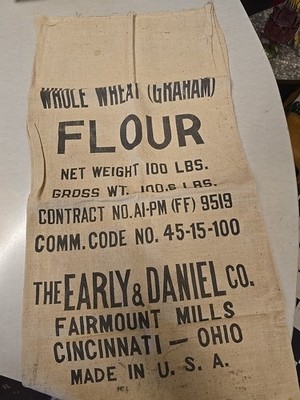 Alter Sack  -  Mehlsack  -  Flour  -  USA  -  1945  