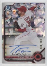 2022 Bowman Chrome Prospect Atomic Refractor 4/100 Thomas Farr #CPA-TF Auto 16mf