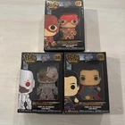 Funko POP! Pin Lot of 3 Flash Superman and Cybrog