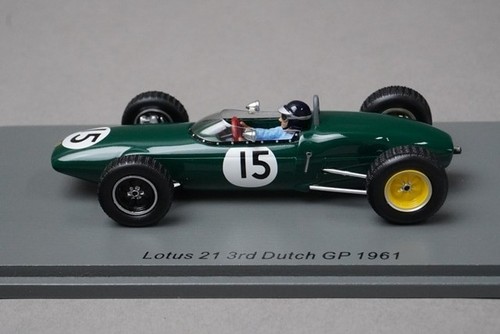 1:43 SPARK S7118 Lotus 21 Dutch GP 3rd place 1961 #15 J. Clark model car - Picture 5 of 8