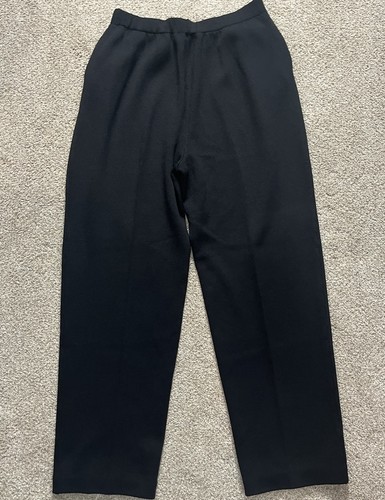 Vintage St. John Basics zweiteiliges Anzughose und Blazer Set schwarz Gr. 12 Wollmischung - Bild 18 von 20