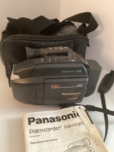 PANASONIC PV-L658 VHS-C ANALOG CAMCORDER 23X 50X W/BATTERY/MANUAL/BAG NOT TESTED - Picture 2 of 6
