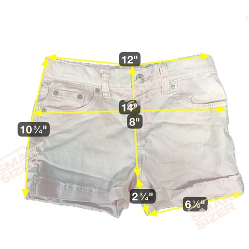 Levi's Women's Light Faded Pink Denim Shorts Sz 10 Casual Summer Vacation Travel - Picture 7 of 8