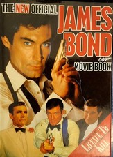 James Bond 007 Official Movie Book,Sally Hibbin 1989, Hardcover All Movies!