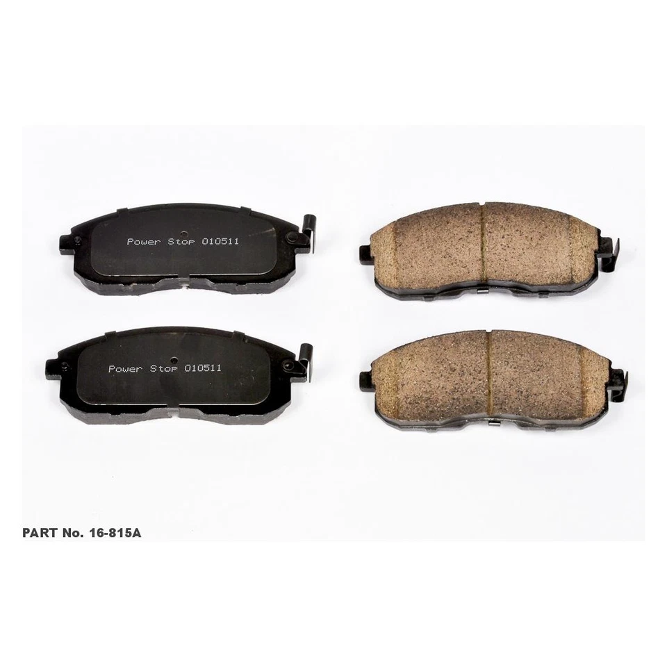 Juego de 6 pastillas de freno delanteras traseras rotores de freno para Nissan Altima 2002 2003 2004 2005 Foto 2 de 4