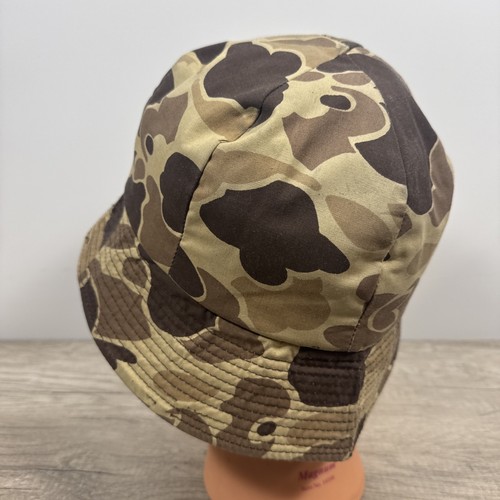 VTG XL Jones Style Bucket Hunting Hat Frogskin Spot Camo FF Gore-Tex USA Made - Picture 14 of 19