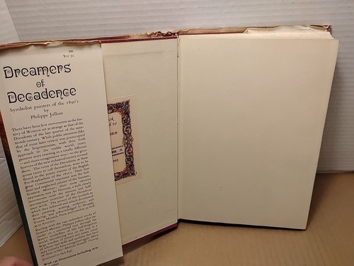 Dreamers of Decadence : Symbolist Painters of the 1890s Philippe Jullian 1974 HC - Foto 9 di 12