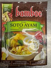 6 Pcs Bamboe Soto Ayam Soup