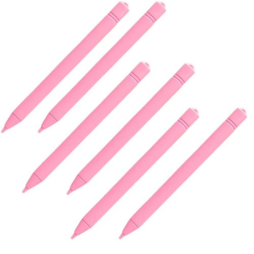 6pcs Colorful LCD Writing Pad Stylus Kids Gift Painting Pencil Graffiti Board - Afbeelding 10 van 15