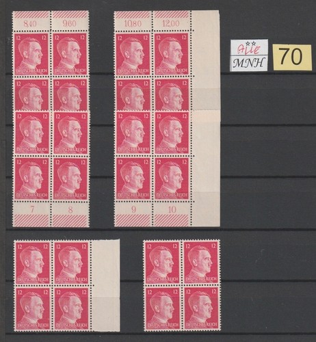 DEUTSCHES REICH,  LOT 70 /DB, A.HITLER SERIE, MIT NR., POSTFRISCH**