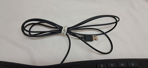 Microsoft Ergonomic Keyboard Black Wired USB Model 1878 Tested Working - Picture 3 of 7
