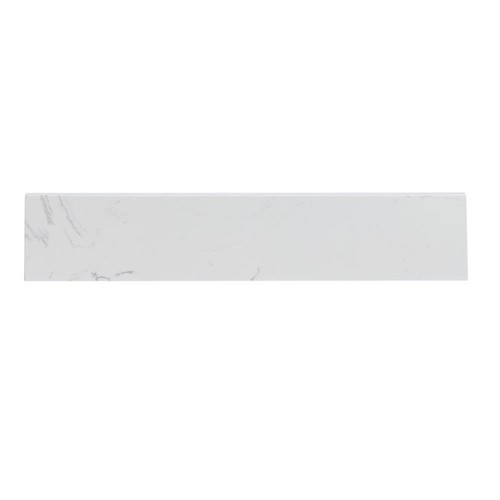 Altair Design 21 in.W Engineered Stone Vanity Sidesplash in Aosta White - Picture 2 of 6