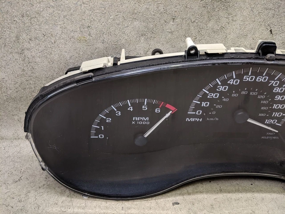 Painel de instrumentos velocímetro 22704958 MPH compatível com 01-03 Chevrolet Malibu o74 - Imagem 2 de 4