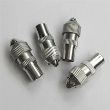 4X F Type Male For RG6/RG59 TV Connector Socket Jack Digital Cable Coax Adapter