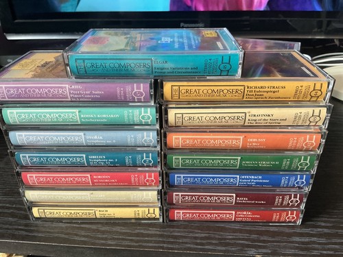 THE GREAT COMPOSERS AND THEIR MUSIC CASSETTES SET COMPLETE 65 TAPE COLLECTION - Picture 4 of 5