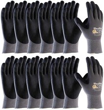 12- 34-874 MaxiFlex Foam Nitrile Grip Palm Coated PROTECTIVE WORK GLOVES MEDIUM