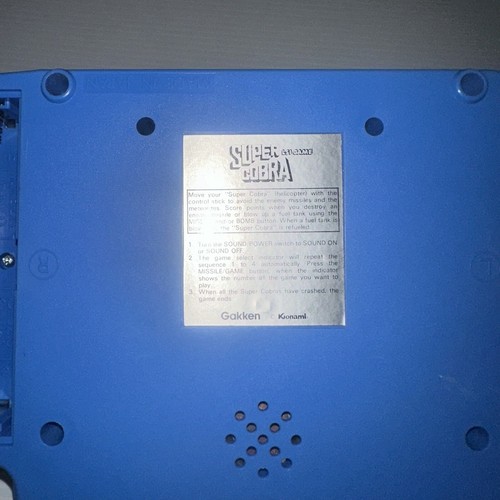 Gakken  LSI Super Cobra Tabletop Game Working Condition  Missing Battery Cover - Bild 8 von 11