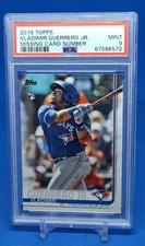 2019 Topps Baseball Vladimir Guerrero Jr. Missing Card Number Rookie PSA 9 MINT