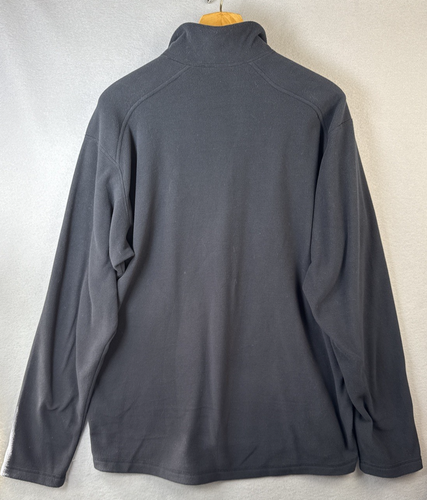 Helly Hansen Polartec Fleece Sweatshirt Mens 2XL Black Quarter Zip Pullover Camp - Picture 10 of 11