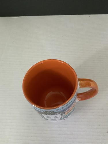 Buddha Mug Cup by Spectrum Luster Glazed Mood NEW Beautiful! - Imagen 4 de 6
