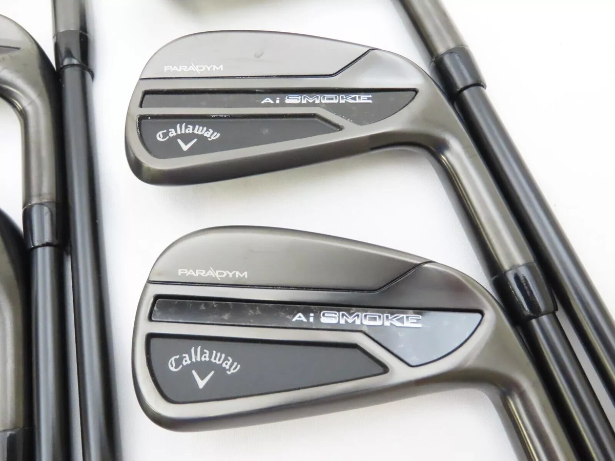 Callaway Paradym Ai Smoke Black iron set 5-AW irons TT