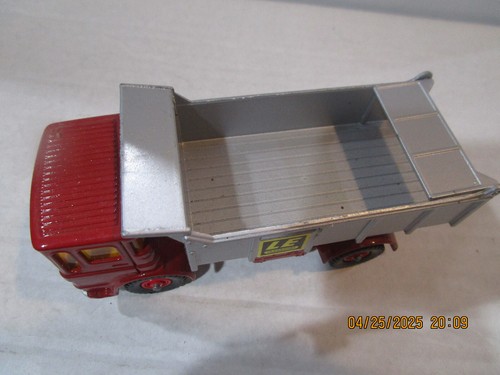 Matchbox King Size LELAND TIPPER TRUCK K-4, Red cab Silver Bed Vintage 1969 - Picture 6 of 9