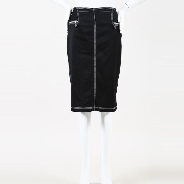 Vintage Gianni Versace Pencil Skirt SZ 46 Vintage Gianni Versace Pencil Skirt SZ 46