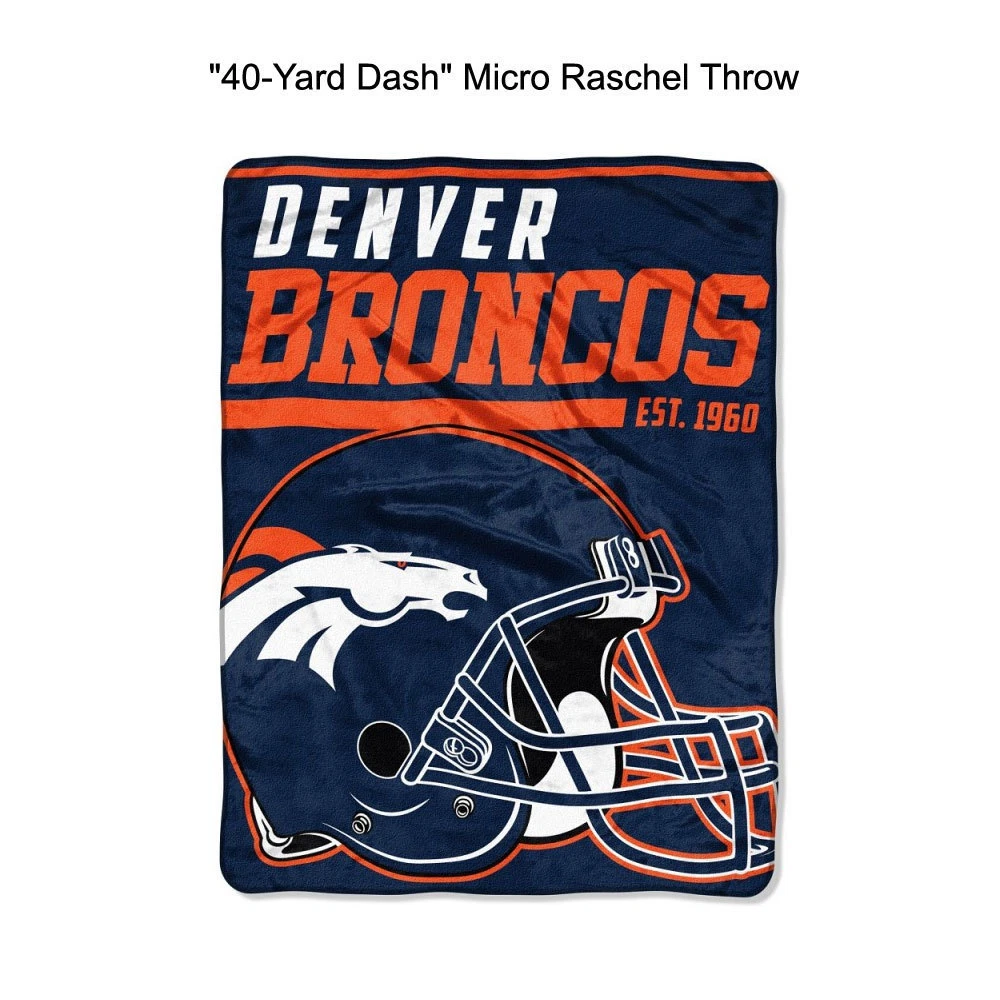 Pick Your Team Dash Micro Raschel Throw Blanket