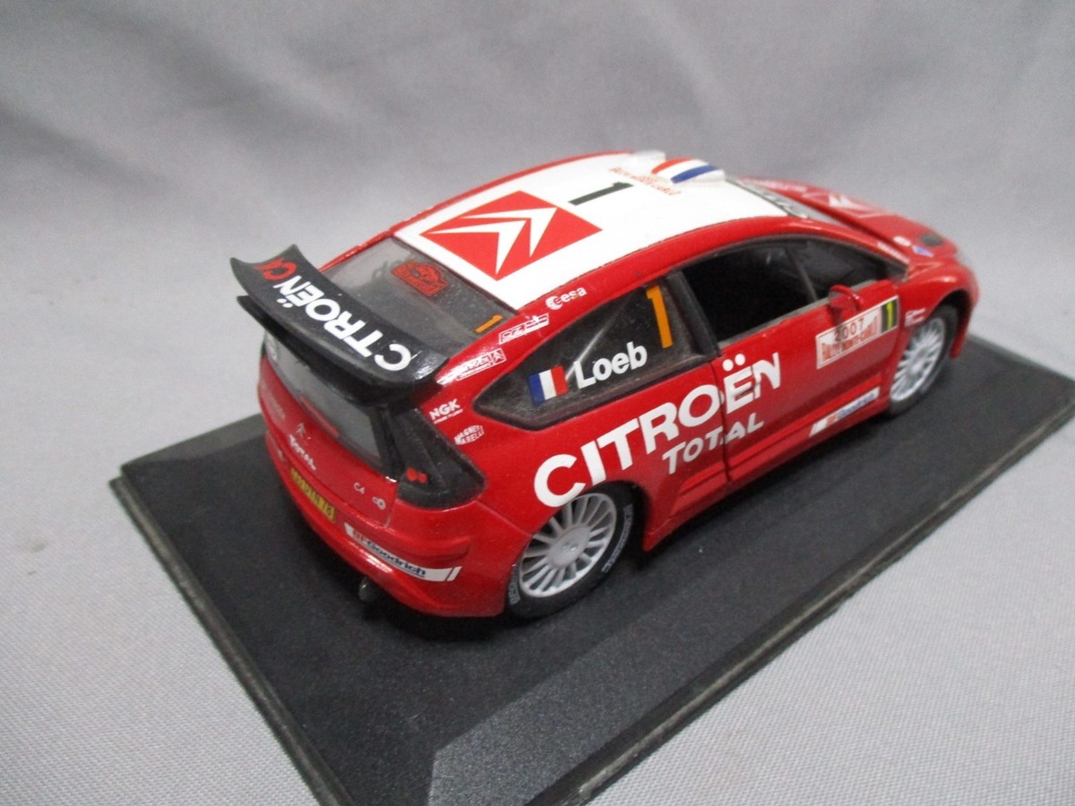 Modèle Réduit 1/32 Citroën C4 WRC Rallye Monte-Carlo 2007 Sébastien Loeb #1 - Marque Saico - Occasion