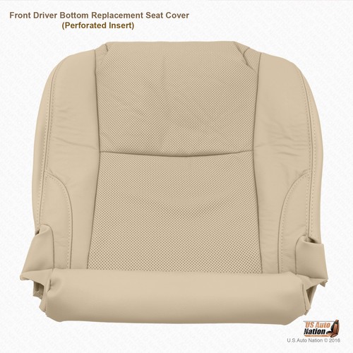 LEFT/RIGHT Bottom Perforated Leather Cover Tan Fits 2012 2013 Lexus IS250 IS350 - Bild 3 von 9