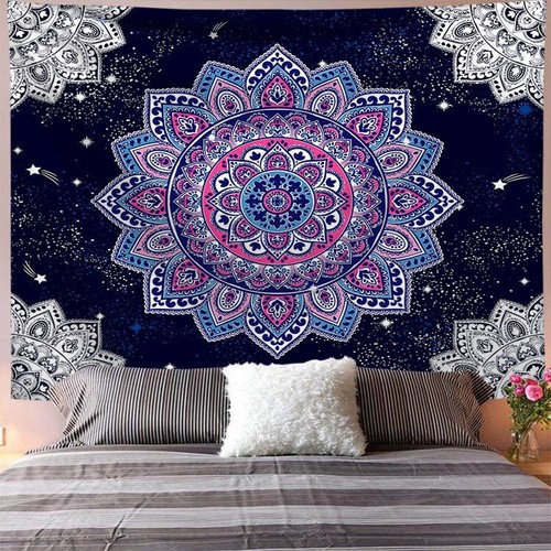 2025 Bohemian Artistic Tapestry – Colorful Mandala Wall Hanging for Dorm & Home - Picture 31 of 43