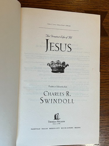 Lot of 3 Books About Jesus Christ Including Swindoll, Hutson, Schmiechen - Picture 5 of 12