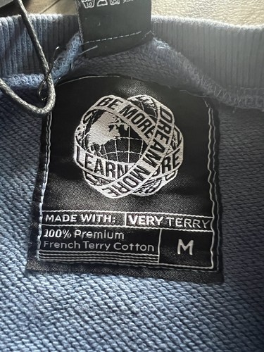 Alphalete Herren Frottee Oversized Pullover - Himmelblau, Größe M - Bild 11 von 12