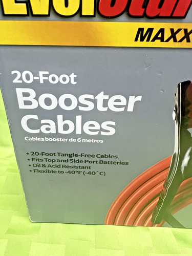 New 20-Foot 4-Gauge Professional Grade Booster Cables, 250 Amps new style - Picture 4 of 16