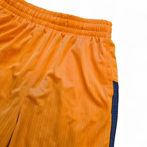 MTA Sport Boys Athletic Shorts L (12/14) Orange Gray Pockets Drawstring Elastic - Picture 9 of 9