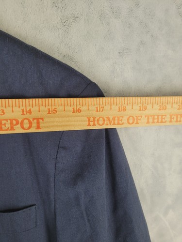 J. Crew Ludlow Suit Men 36S Pants 31x30 Blue Cotton Somelos Slim Fit G0532 - Picture 11 of 24