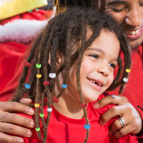 Children Kids Hair Multicoloured Mix Beads Accessories Braid Dreadlock - Picture 3 of 16